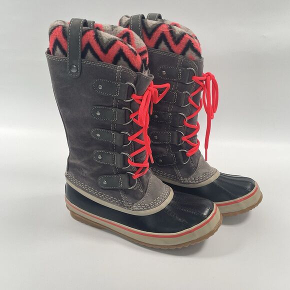 Sorel Joan Of Arctic Knit II Rain Snow Waterproof Winter Boots Womens Size 6.5 - Picture 1 of 14